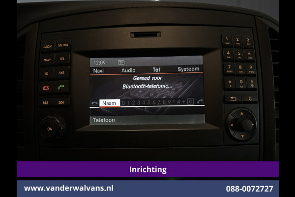 Mercedes-Benz Vito 114 CDI 136pk L2H1 inrichting Euro6 Airco | Camera | Navigatie | Trekhaak Cruisecontrol, Parkeersensoren