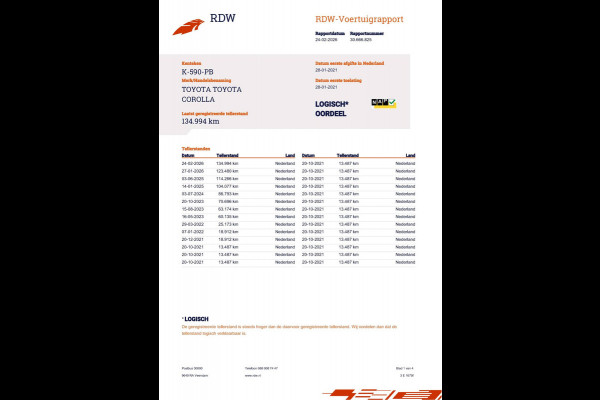 Toyota Corolla Touring Sports 1.8 Hybrid 180pk GR-Sport NL-Auto NAP 1e eigenaar Clima Cruise Carplay Camera 17"LMV