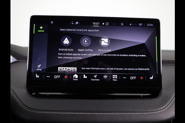 Škoda ENYAQ iV 60 Sportline 180 pk | SoH 90% | Navigatie | Parkeersensoren | Achteruitrijcamera | Autom. airco (3 zones) | Stoelverwarming | Keyless |