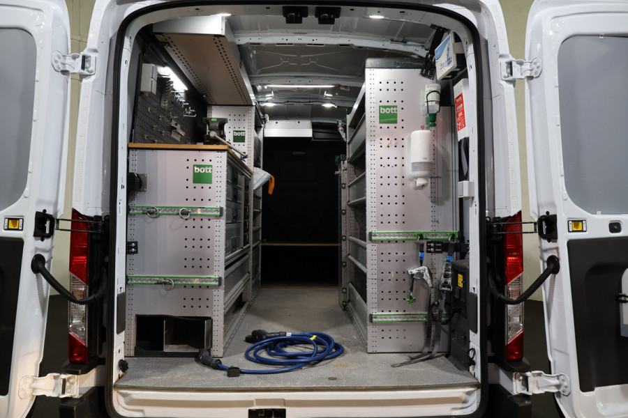 Ford E-Transit 350 L3 H2 Trend 68 kWh Bott Vario Inrichting