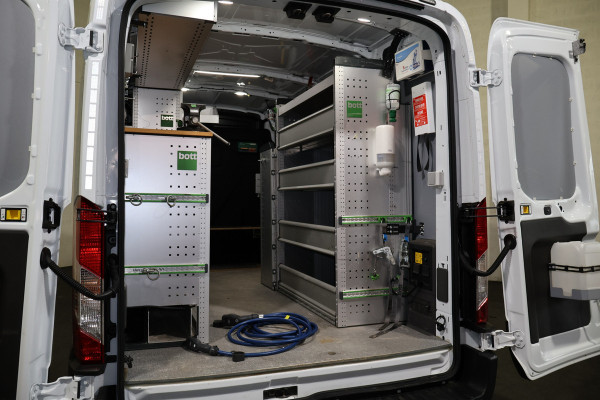 Ford E-Transit 350 L3 H2 Trend 68 kWh Bott Vario Inrichting