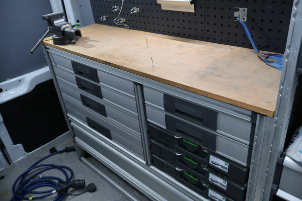 Ford E-Transit 350 L3 H2 Trend 68 kWh Bott Vario Inrichting