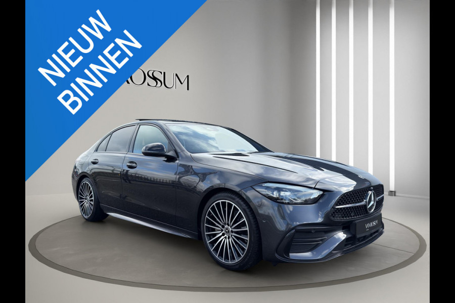 Mercedes-Benz C-Klasse 180 AMG Line | 19"| Panoramadak | Camera | Keyless | Led | Sfeer |