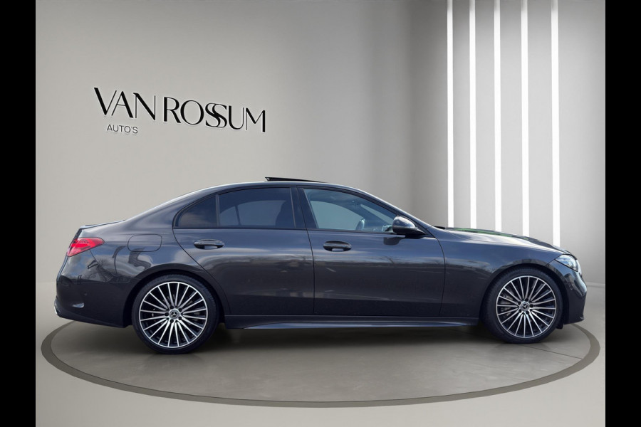 Mercedes-Benz C-Klasse 180 AMG Line | 19"| Panoramadak | Camera | Keyless | Led | Sfeer |