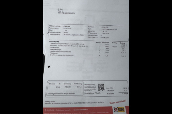 Volkswagen Caddy 1.4 TSI Highline DSG -1e eigenaar-5p.-Trekh