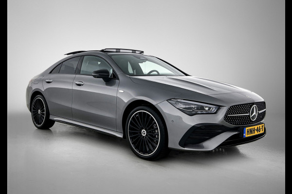 Mercedes-Benz CLA-Klasse 250 e Business Solution AMG Trekhaak | AMG Line | Night Pakket | Panorama Schuif-Kanteldak | 19 Inch AMG velgen. Inclusief 24 maanden MB Certified garantie voor Europa.