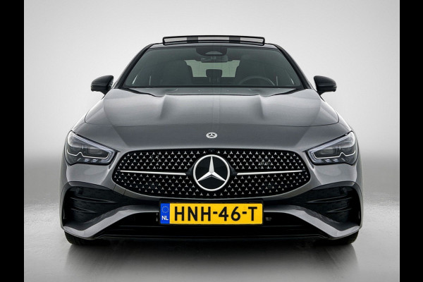 Mercedes-Benz CLA-Klasse 250 e Business Solution AMG Trekhaak | AMG Line | Night Pakket | Panorama Schuif-Kanteldak | 19 Inch AMG velgen. Inclusief 24 maanden MB Certified garantie voor Europa.
