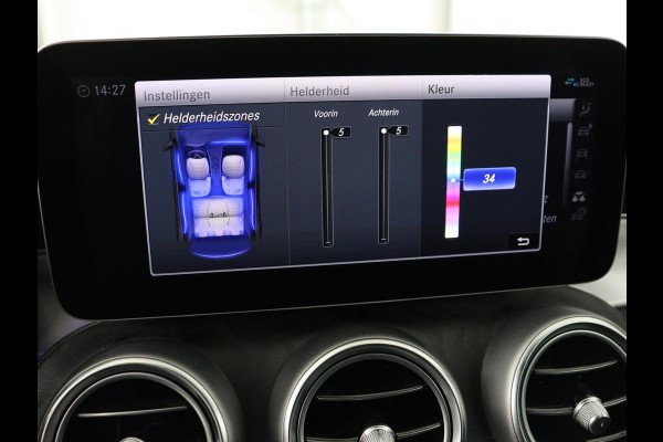 Mercedes-Benz C-Klasse 300e AMG Limited | Panoramadak | 360 Camera | Stoelverwarming | Trekhaak | Carplay | Leder/Alcantara | Sfeerverlichting | Navigatie | Cruise control | Park Assist |