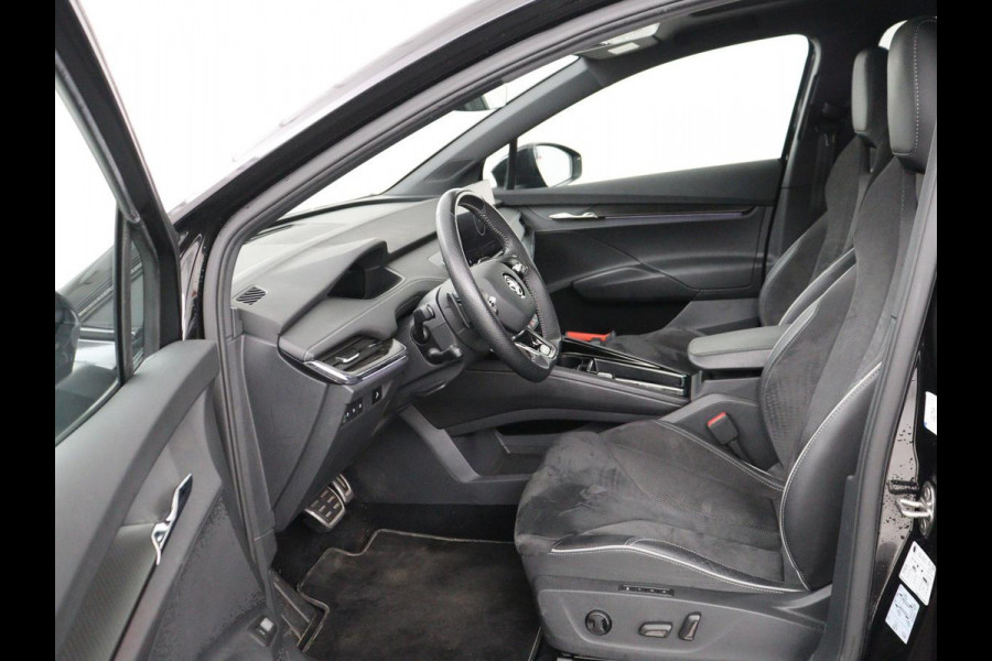 Škoda ENYAQ iV 80 Sportline | SOH 94% | Panoramadak | Stoelverwarming | Memory | Adaptive cruise | Leder/Alcantara | Camera | Carplay | Keyless | DAB | Navigatie | Matrix LED