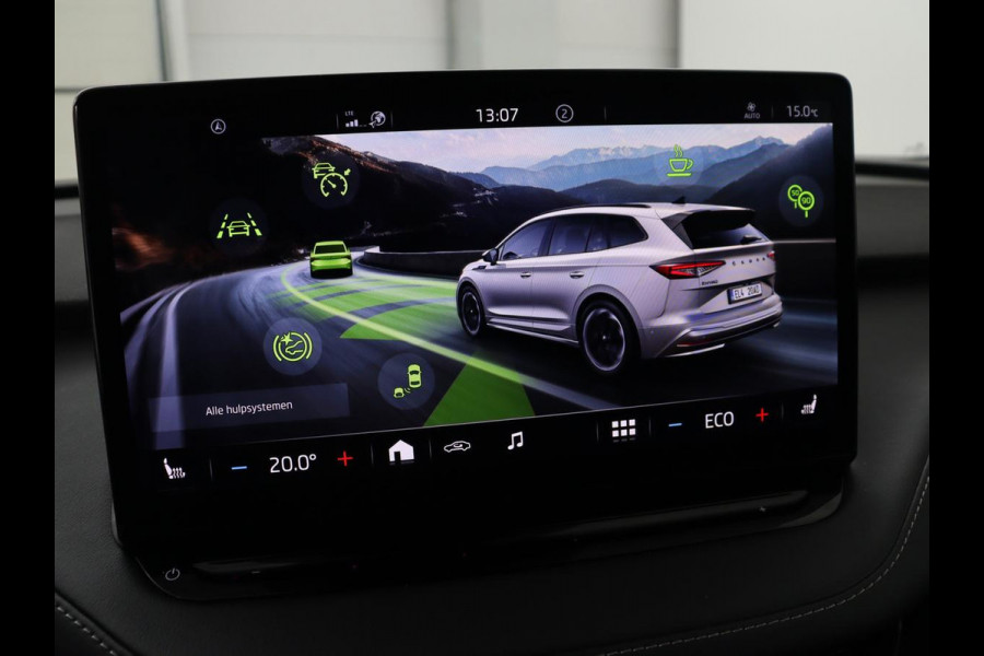 Škoda ENYAQ iV 80 Sportline | SOH 94% | Panoramadak | Stoelverwarming | Memory | Adaptive cruise | Leder/Alcantara | Camera | Carplay | Keyless | DAB | Navigatie | Matrix LED