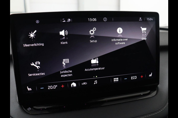 Škoda ENYAQ iV 80 Sportline | SOH 94% | Panoramadak | Stoelverwarming | Memory | Adaptive cruise | Leder/Alcantara | Camera | Carplay | Keyless | DAB | Navigatie | Matrix LED