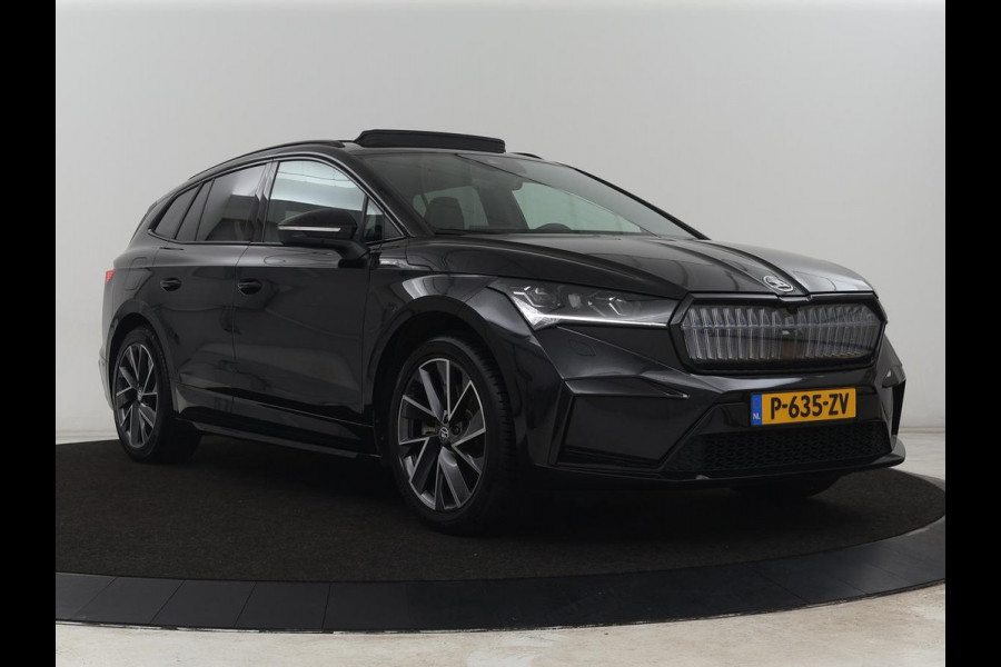 Škoda ENYAQ iV 80 Sportline | SOH 94% | Panoramadak | Stoelverwarming | Memory | Adaptive cruise | Leder/Alcantara | Camera | Carplay | Keyless | DAB | Navigatie | Matrix LED