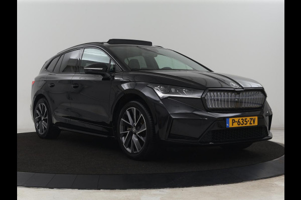 Škoda ENYAQ iV 80 Sportline | SOH 94% | Panoramadak | Stoelverwarming | Memory | Adaptive cruise | Leder/Alcantara | Camera | Carplay | Keyless | DAB | Navigatie | Matrix LED