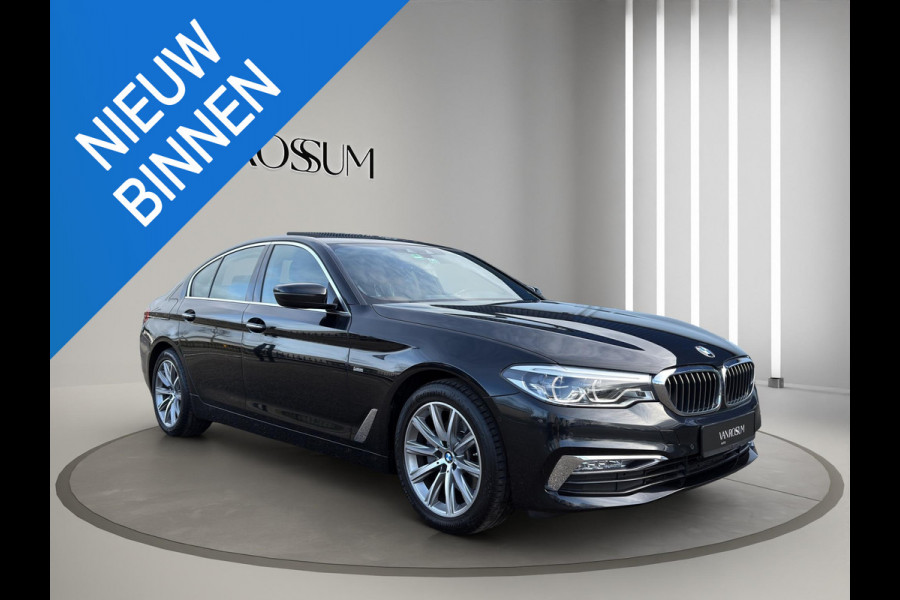 BMW 5 Serie 520i High Executive | Leder | Schuif/Kanteldak | 19"| Comfortstoelen met geheugen |