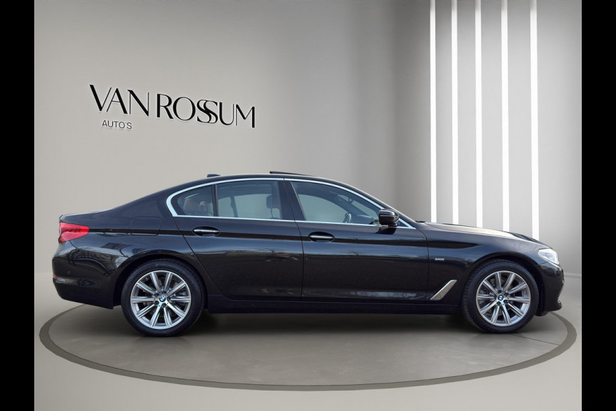 BMW 5 Serie 520i High Executive | Leder | Schuif/Kanteldak | 19"| Comfortstoelen met geheugen |