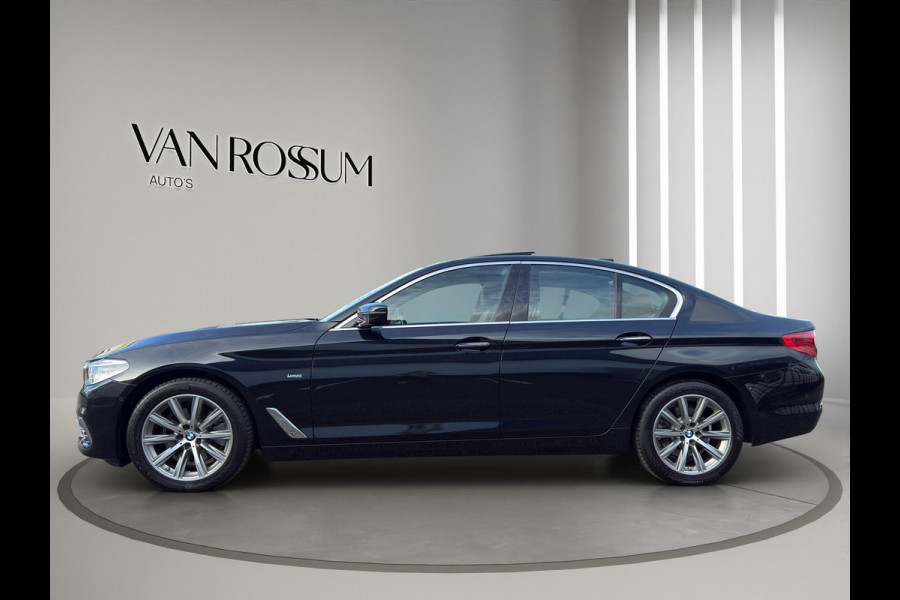 BMW 5 Serie 520i High Executive | Leder | Schuif/Kanteldak | 19"| Comfortstoelen met geheugen |