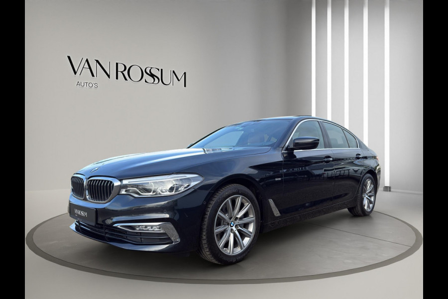 BMW 5 Serie 520i High Executive | Leder | Schuif/Kanteldak | 19"| Comfortstoelen met geheugen |
