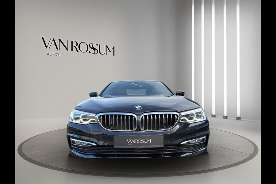 BMW 5 Serie 520i High Executive | Leder | Schuif/Kanteldak | 19"| Comfortstoelen met geheugen |