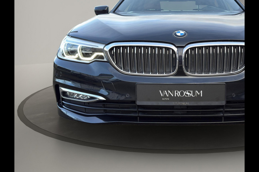 BMW 5 Serie 520i High Executive | Leder | Schuif/Kanteldak | 19"| Comfortstoelen met geheugen |