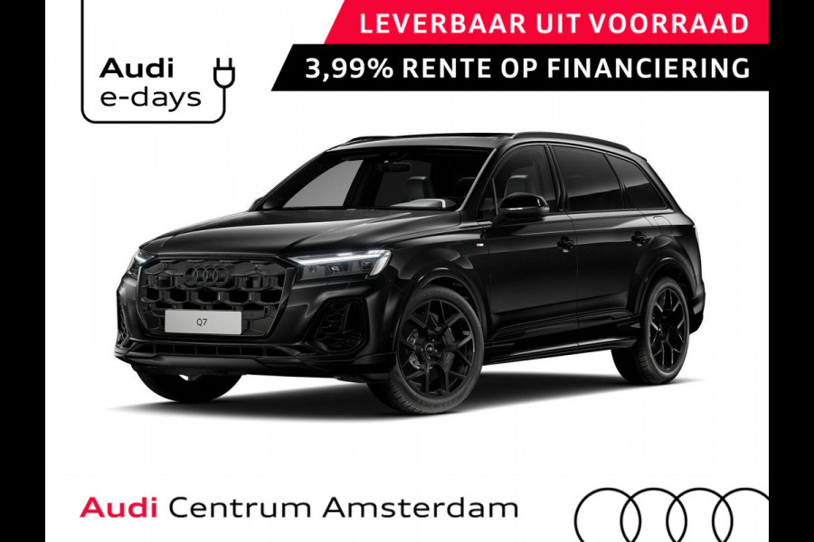 Audi Q7 Pro Line S 55 TFSI e 394 pk | Bang & Olufsen Premium 3D | Glazen panoramadak | Vierwielbesturing | Sportstoelen plus voorin |