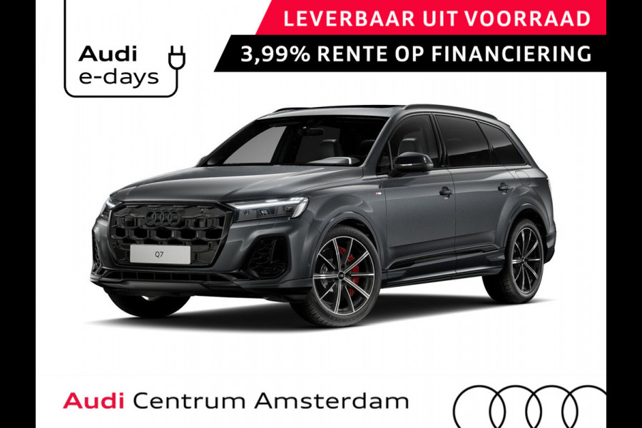 Audi Q7 Pro Line S 55 TFSI e 394 pk | Bang & Olufsen Premium 3D | Glazen panoramadak | Vierwielbesturing | Sportstoelen plus voorin |