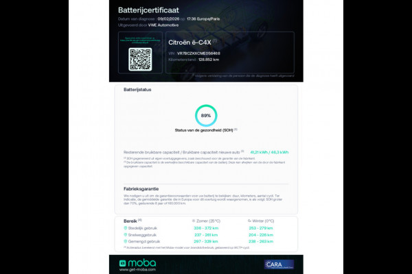 Citroën Ë-C4 Shine 50 kWh, panoramadak, lederen interieur, adaptief cruise, achteruitrijcamera, 1 e eigenaar, NL auto met nap