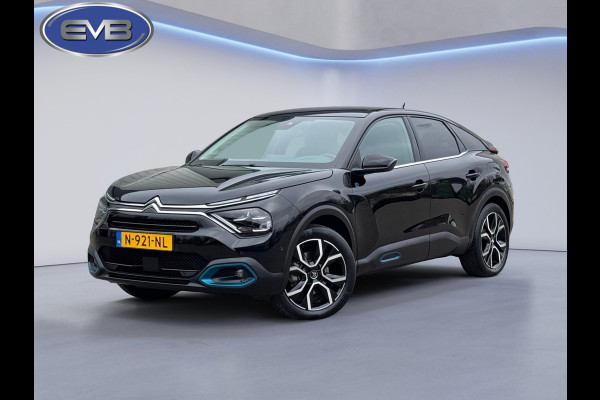 Citroën Ë-C4 Shine 50 kWh, panoramadak, lederen interieur, adaptief cruise, achteruitrijcamera, 1 e eigenaar, NL auto met nap
