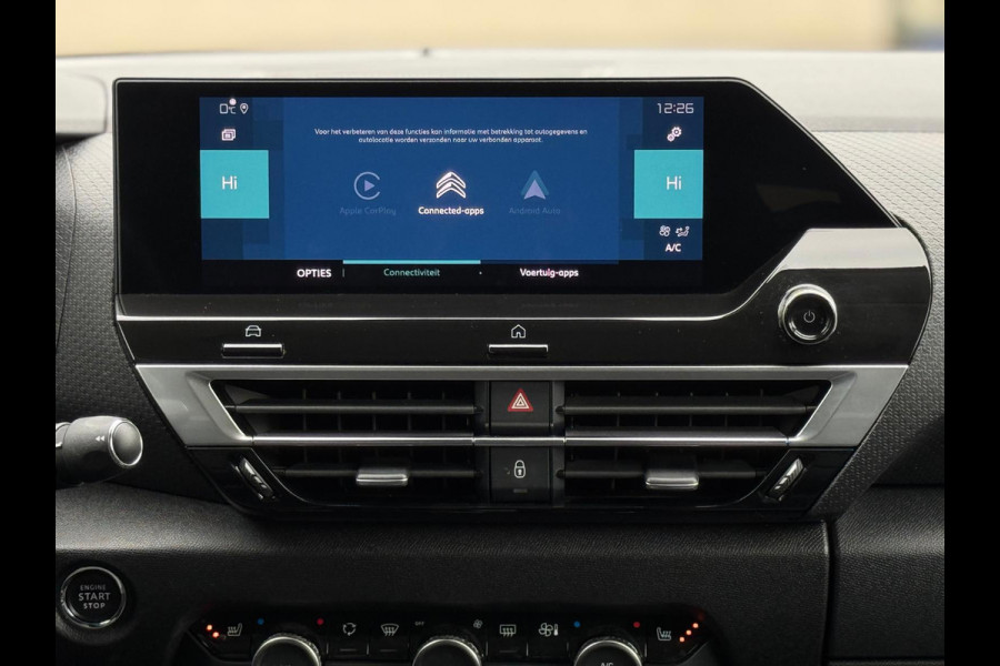 Citroën Ë-C4 Shine 50 kWh, panoramadak, lederen interieur, adaptief cruise, achteruitrijcamera, 1 e eigenaar, NL auto met nap