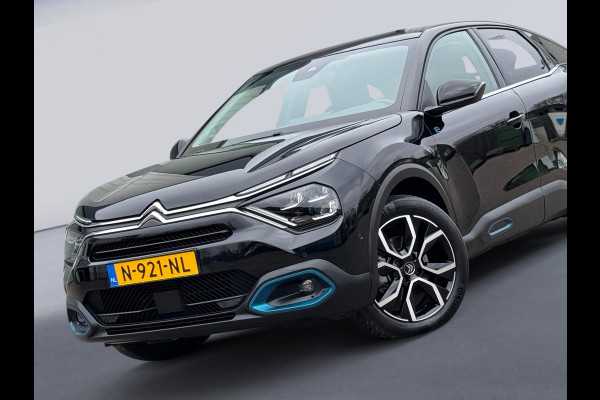 Citroën Ë-C4 Shine 50 kWh, panoramadak, lederen interieur, adaptief cruise, achteruitrijcamera, 1 e eigenaar, NL auto met nap
