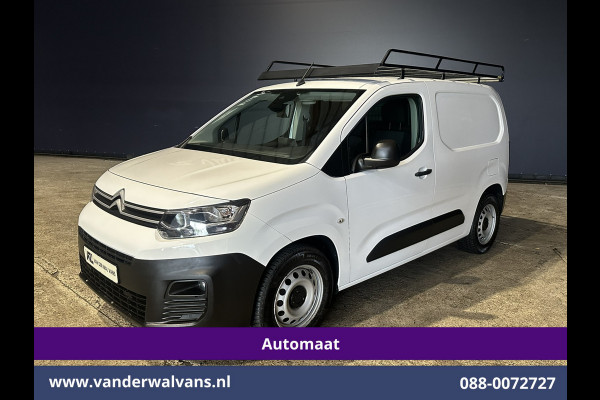 Citroën Berlingo 1.2 PureTech 131pk Automaat **Benzine** L1H1 Euro6 Airco | 3-Zits | Camera | Apple Carplay Navigatie, Android Auto, Cruisecontrol, Imperiaal, Parkeersensoren, Bijrijdersbank