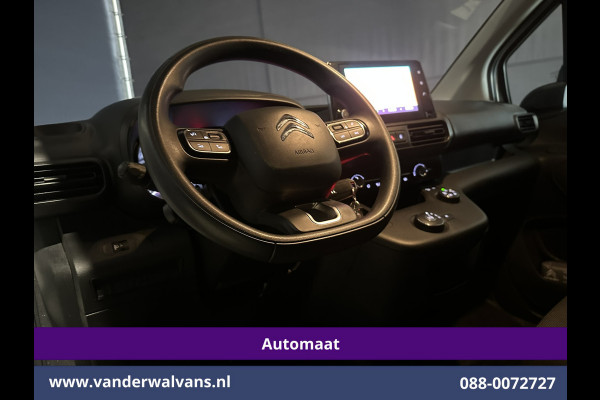 Citroën Berlingo 1.2 PureTech 131pk Automaat **Benzine** L1H1 Euro6 Airco | 3-Zits | Camera | Apple Carplay Navigatie, Android Auto, Cruisecontrol, Imperiaal, Parkeersensoren, Bijrijdersbank