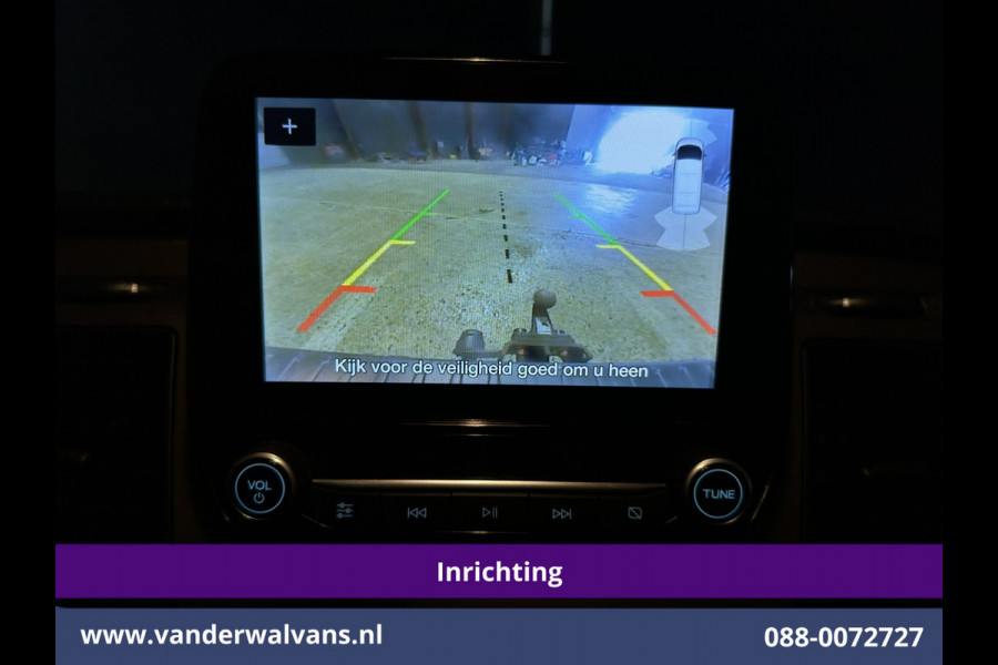 Ford Transit Custom 2.0 TDCI 130pk L2H1 inrichting Euro6 Airco | Camera | 2800kg Trekhaak | LED Cruisecontrol, Stoelverwarming, Parkeersensoren, Bijrijdersbank