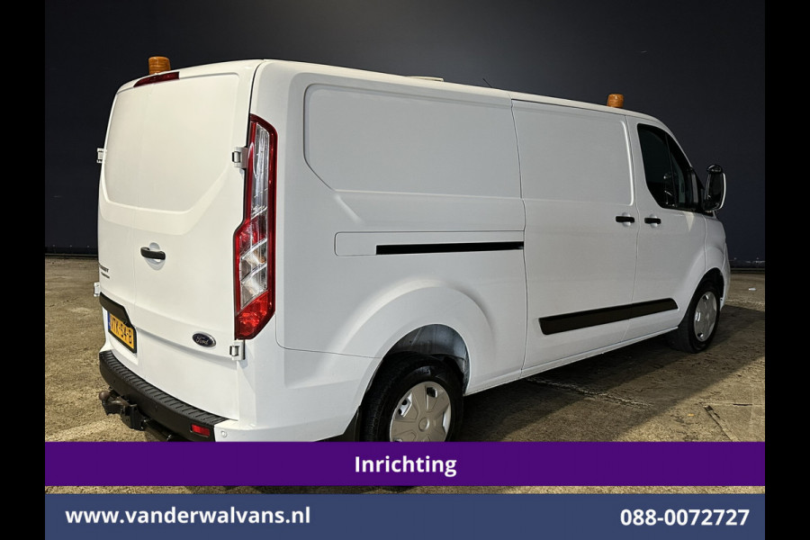 Ford Transit Custom 2.0 TDCI 130pk L2H1 inrichting Euro6 Airco | Camera | 2800kg Trekhaak | LED Cruisecontrol, Stoelverwarming, Parkeersensoren, Bijrijdersbank