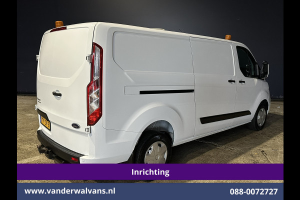 Ford Transit Custom 2.0 TDCI 130pk L2H1 inrichting Euro6 Airco | Camera | 2800kg Trekhaak | LED Cruisecontrol, Stoelverwarming, Parkeersensoren, Bijrijdersbank