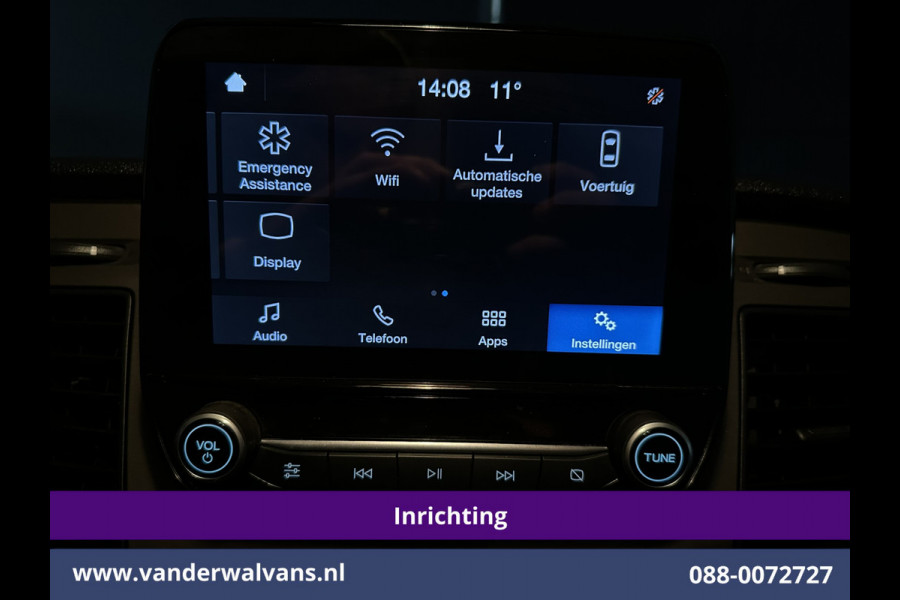 Ford Transit Custom 2.0 TDCI 130pk L2H1 inrichting Euro6 Airco | Camera | 2800kg Trekhaak | LED Cruisecontrol, Stoelverwarming, Parkeersensoren, Bijrijdersbank