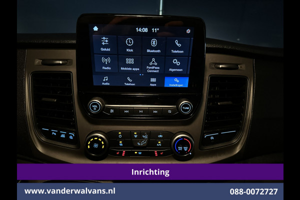 Ford Transit Custom 2.0 TDCI 130pk L2H1 inrichting Euro6 Airco | Camera | 2800kg Trekhaak | LED Cruisecontrol, Stoelverwarming, Parkeersensoren, Bijrijdersbank
