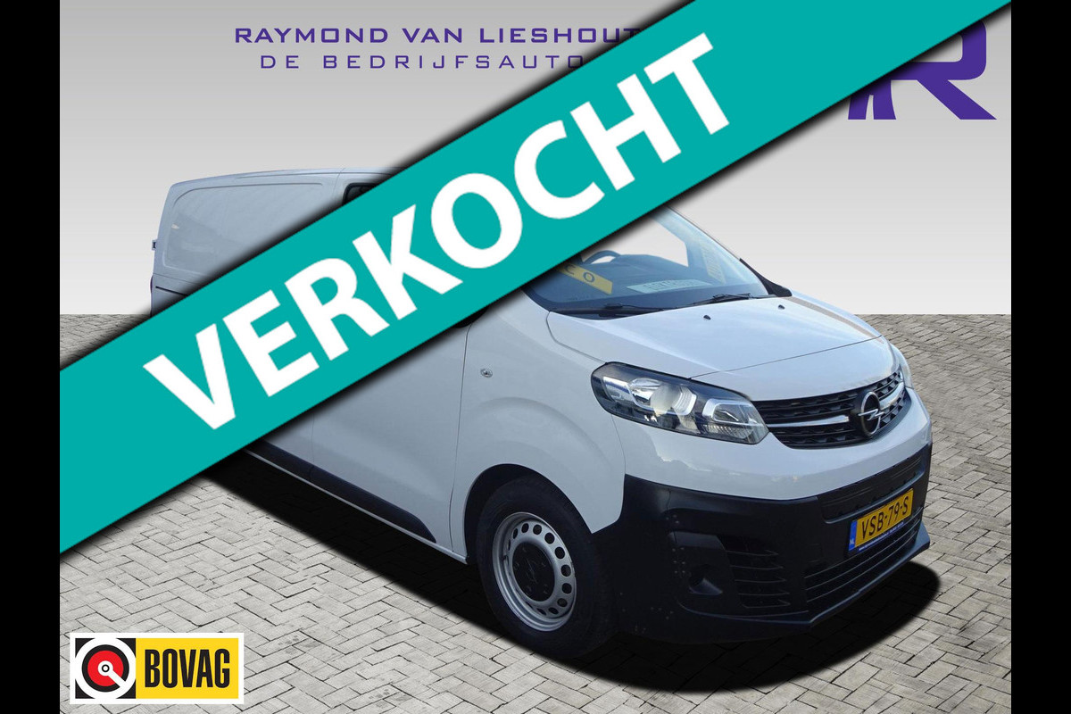 Opel Vivaro-e L2H1 75 kWh 100 % Elektrisch S.O.H. 90% AIRCO NAVIGATIE 3 PERSOONS