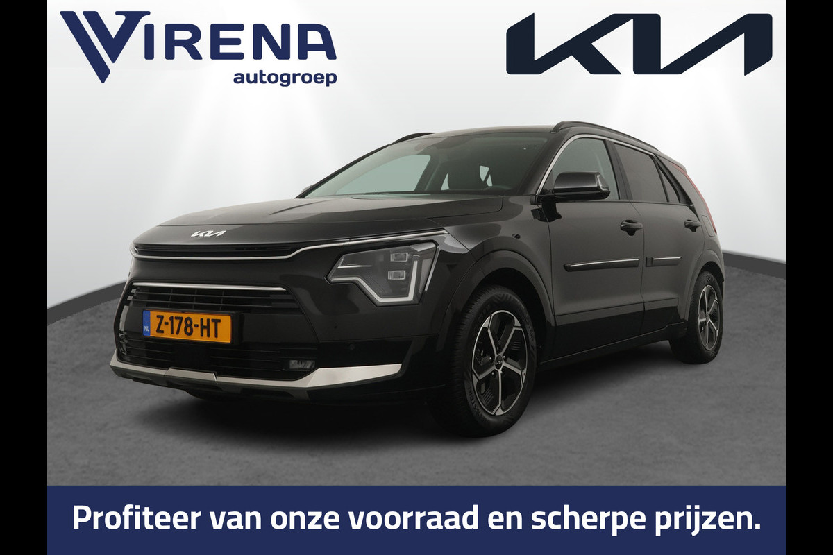 Kia Niro 1.6 GDi Hybrid DynamicPlusLine Airco - Apple Carplay/Android Auto - Cruise Control - Dodehoekdetectie - Navigatie - Schuif/Kanteldak - Fabrieksgarantie tot 04-2031