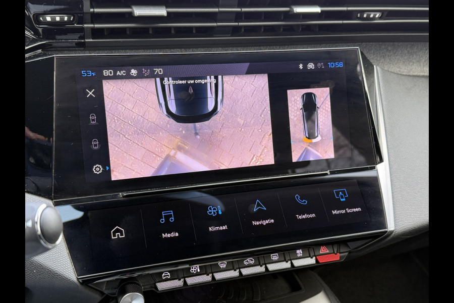 Peugeot 308 SW BWJ 11-2023 | 1.6 HYbrid 180 Allure Pack Bus. | TREKHAAK | LEDER/STOF | CAMERA | CARPLAY | NAVI | STOELVERW | CLIMA