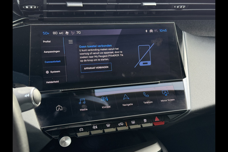 Peugeot 308 SW BWJ 11-2023 | 1.6 HYbrid 180 Allure Pack Bus. | TREKHAAK | LEDER/STOF | CAMERA | CARPLAY | NAVI | STOELVERW | CLIMA