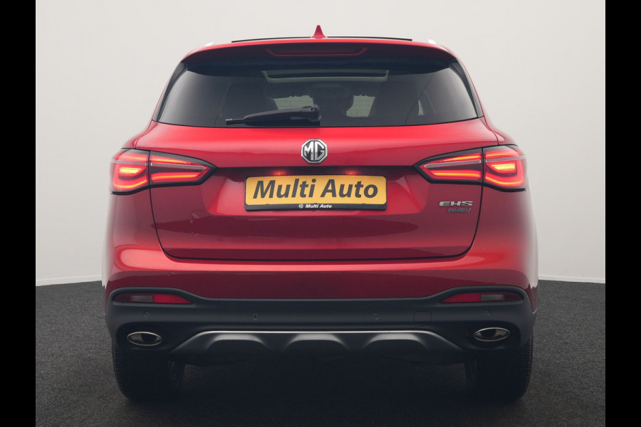 MG EHS 1.5 TGDI Luxury Plug In Hybrid 258pk PHEV | Panodak | Adaptive Cruise | 360 Camera | Lederen Sportstoelen Verwarmd | Sfeerverlichting | Keyless | Apple Carplay | Blis | Navigatie | Virtual | DAB |
