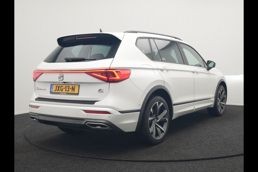 Seat Tarraco 1.4 TSI e-Hybrid FR Plug In Hybrid 245pk Dealer O.H. PHEV | Trekhaak Af Fabriek | Adaptive Cruise | 360 Camera | Alcantara Sportstoelen Memory & Verwarmd | Sfeerverlichting | Stuur Verwarmd | Keyless | Apple Carplay | Navigatie | DAB |