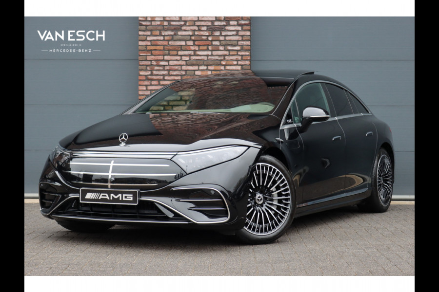 Mercedes-Benz EQS 350 Exclusive Line 118 kWh | Airmatic | Achterasbesturing | Hyperscreen | Distronic+ | Panoramadak | HUD | Trekhaak | Digital Light | Burmester | Keyless Go | Verwarmd Stuurwiel | 22kW |