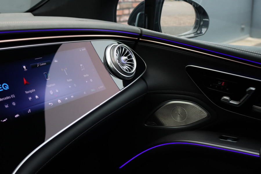 Mercedes-Benz EQS 350 Exclusive Line 118 kWh | Airmatic | Achterasbesturing | Hyperscreen | Distronic+ | Panoramadak | HUD | Trekhaak | Digital Light | Burmester | Keyless Go | Verwarmd Stuurwiel | 22kW |