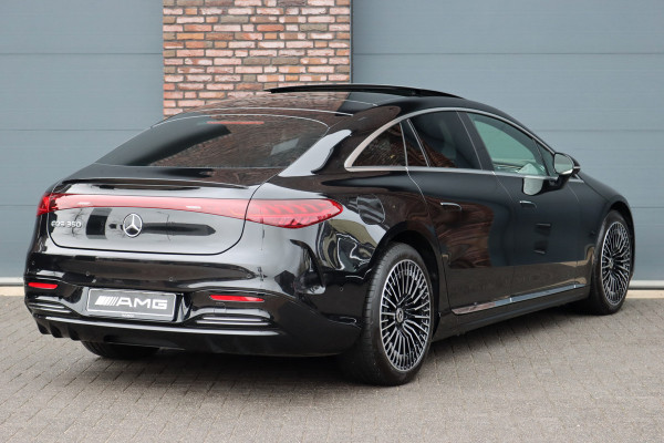 Mercedes-Benz EQS 350 Exclusive Line 118 kWh | Airmatic | Achterasbesturing | Hyperscreen | Distronic+ | Panoramadak | HUD | Trekhaak | Digital Light | Burmester | Keyless Go | Verwarmd Stuurwiel | 22kW |