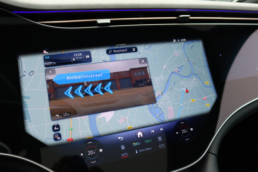Mercedes-Benz EQS 350 Exclusive Line 118 kWh | Airmatic | Achterasbesturing | Hyperscreen | Distronic+ | Panoramadak | HUD | Trekhaak | Digital Light | Burmester | Keyless Go | Verwarmd Stuurwiel | 22kW |