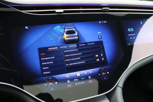 Mercedes-Benz EQS 350 Exclusive Line 118 kWh | Airmatic | Achterasbesturing | Hyperscreen | Distronic+ | Panoramadak | HUD | Trekhaak | Digital Light | Burmester | Keyless Go | Verwarmd Stuurwiel | 22kW |