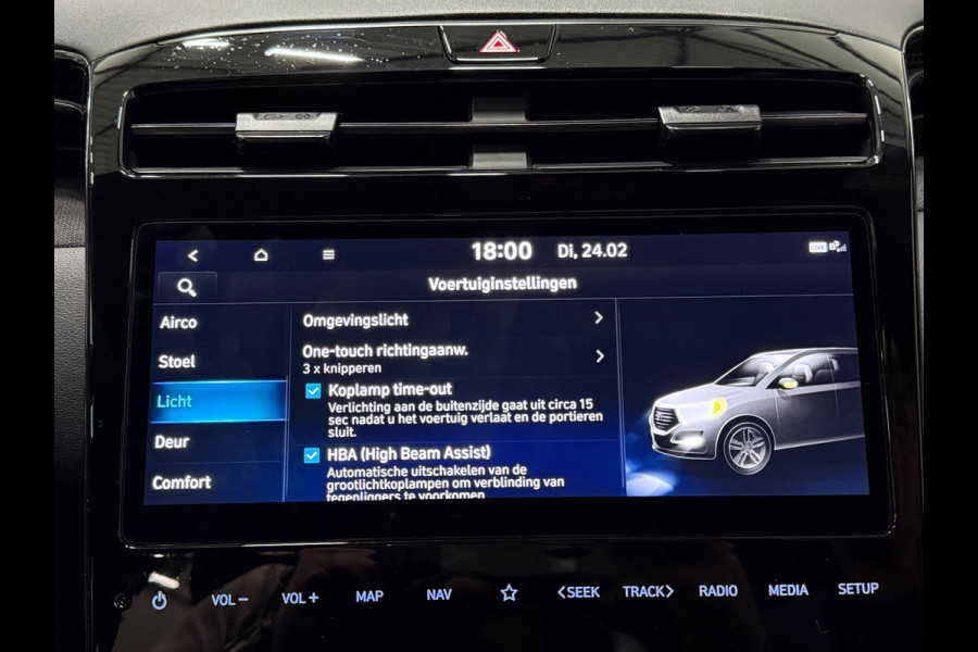 Hyundai Tucson 1.6 T-GDI HEV 230pk N-Line Pano 360° Krell Acc Memory Keyless Stoelverw/-koel LED