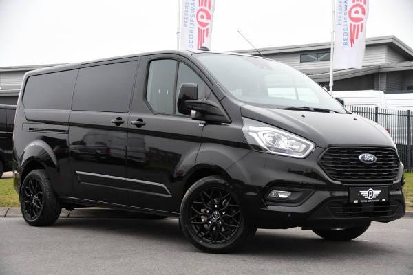 Ford Transit Custom 300 2.0 TDCI L2H1 Limited DC Black Edition Camera, Cruise, Carplay, 170pk, 2 x Schuifdeur, Stoelverwarming, Automaat, Sensoren, Uniek!
