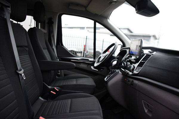 Ford Transit Custom 300 2.0 TDCI L2H1 Limited DC Black Edition Camera, Cruise, Carplay, 170pk, 2 x Schuifdeur, Stoelverwarming, Automaat, Sensoren, Uniek!
